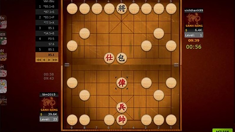 Sảnh Rồng địa chỉ chơi game cờ Tướng thú vị